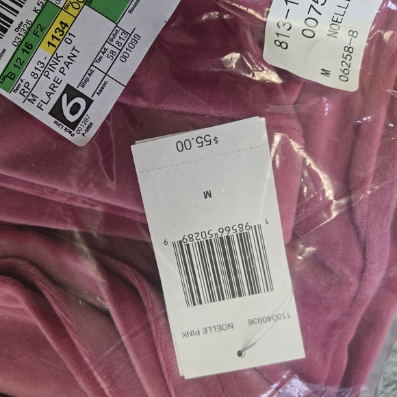 Juicy Couture Pink Velour Track Pants & Zip Hoodie Set - Picture 4 of 5